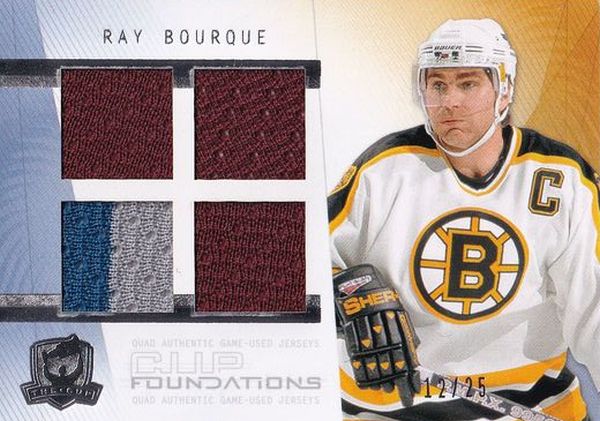 jersey karta RAY BOURQUE 09-10 UD The CUP Foundations /25